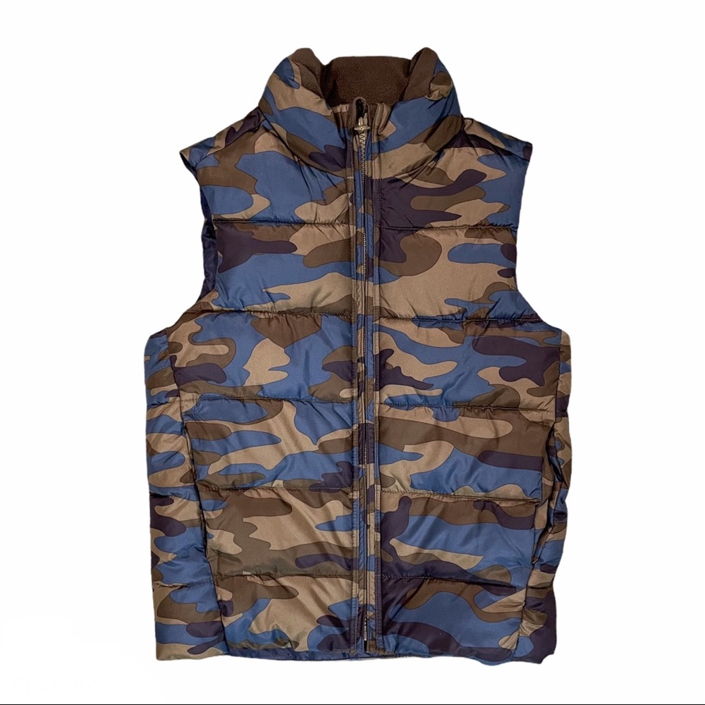 GAP Kids Camo Puffer Vest